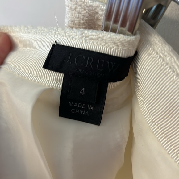 J. Crew fit and flare white skirt - Picture 8 of 10